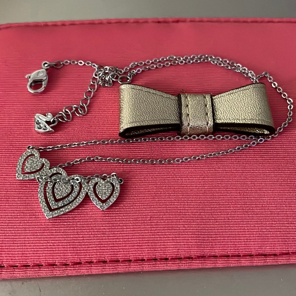 Swarovski crystal heart necklace